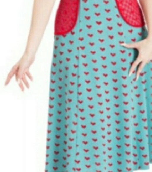 Voodoo Vixen Hearts Dress sz XL - Picture 2 of 6